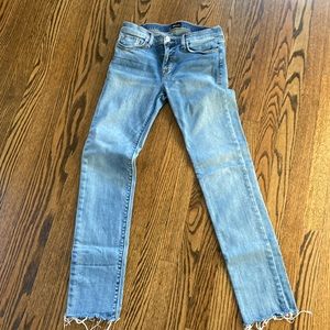 Hudson Jeans Tally Deed Cuff Crop Skinny, Color Temp, Size 29